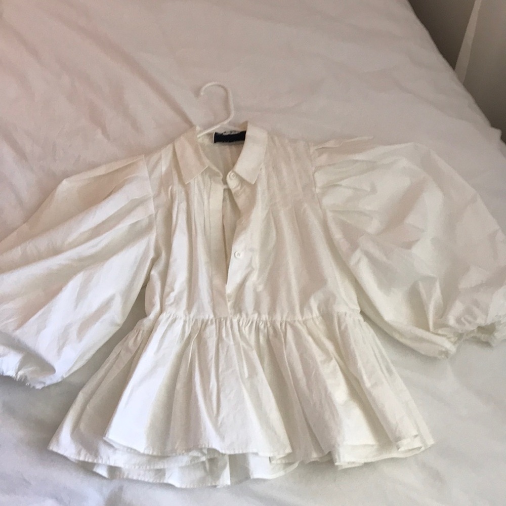 Asos Puff Sleeve Blouse